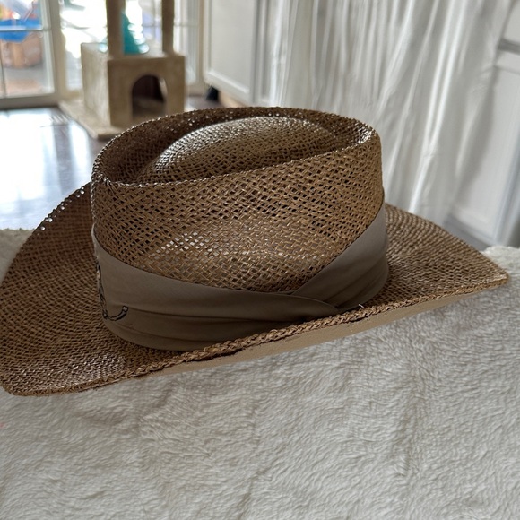 Disney Brown Straw Hat with Tan Band - Picture 4 of 7